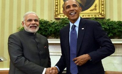 Narendra Modi meets Obama