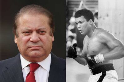 Nawaz Sharif and Mohammad Ali