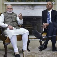 Obama Modi Met