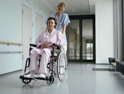 Patient on Wheelchair