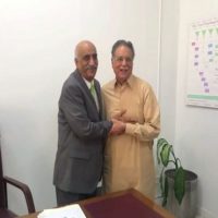 Pervez Rashid and Khurshid Shah