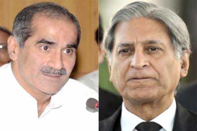 Saad Rafiq and Aitzaz