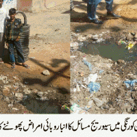 Sewage Dirty Water