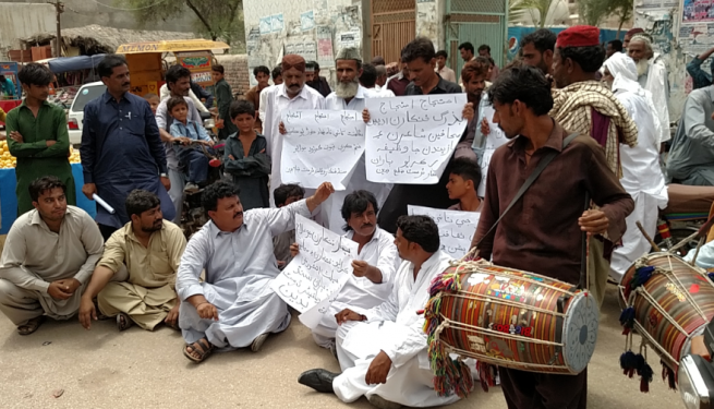 Badin Artist Protest