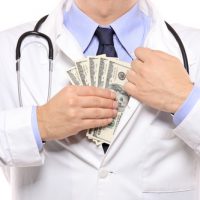 Doctor Receive Money