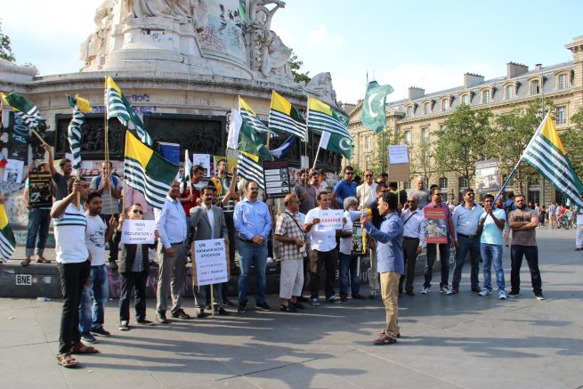 France Kashmiris Protest