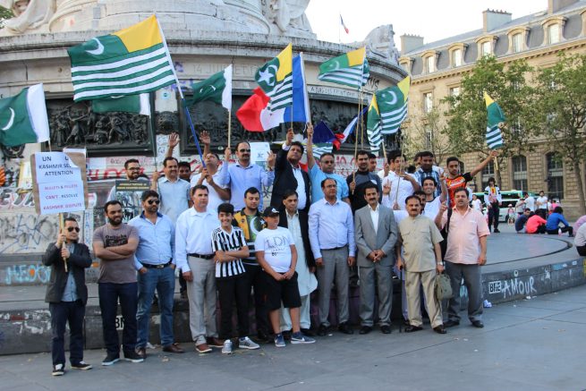 France Kashmiris Protest