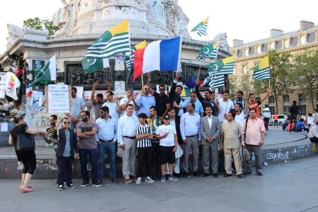 France Kashmiris Protest