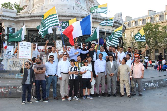 France Kashmiris Protest