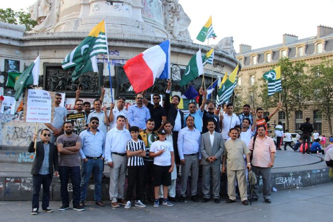 France Kashmiris Protest