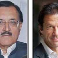 Major Tahir Sadiq and Imran Khan