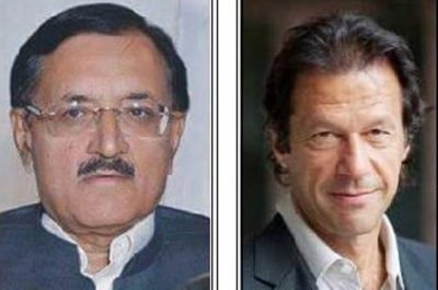 Major Tahir Sadiq and Imran Khan