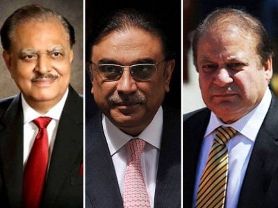 Nawaz Sharif, Mamnoon Hussain, Zardari