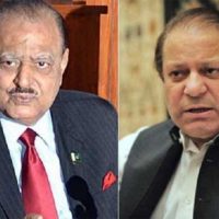 Nawaz Sharif and Mamnoon Hussain