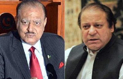 Nawaz Sharif and Mamnoon Hussain