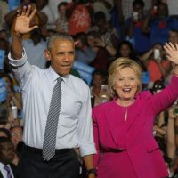 Obama and Clinton