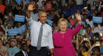 Obama and Clinton