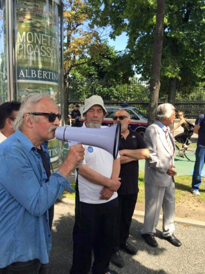 Pakistani community Vienna Kashmir Solidarity Rally