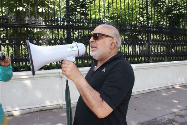 Pakistani community Vienna Kashmir Solidarity Rally