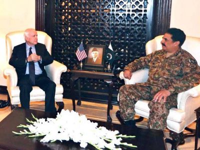 Raheel Sharif and John McCain