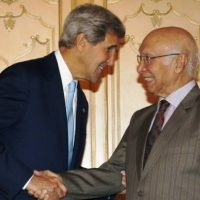 Sartaj Aziz John Kerry Met