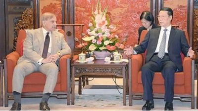 Shahbaz Sharif and Zhang Jiyali