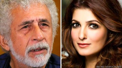 Twinkle Khanna and Naseeruddin Shah