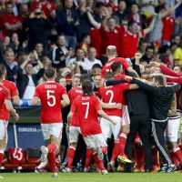 Welsh Players Celebrate