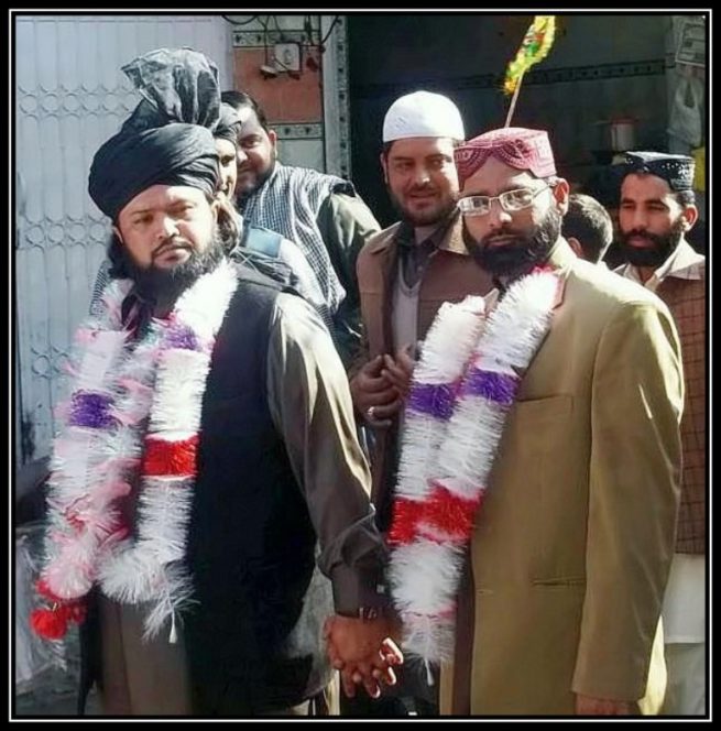 Pir Ateeq Chishti Leading a Meelad March