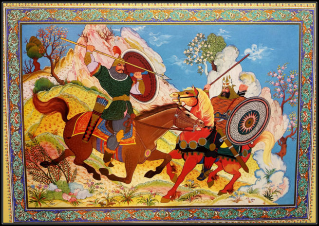 Rostom Sohrab of Shahnameh