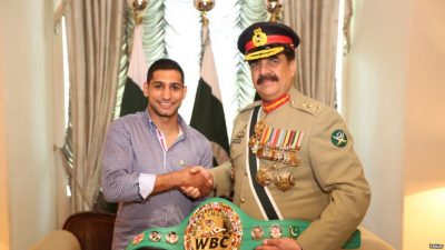 Aamir Khan and General Raheel Shirf