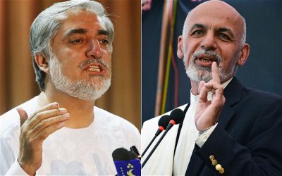 Ashraf Ghani and Abdullah Abdullah