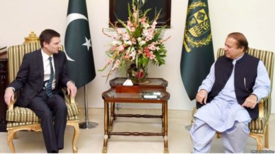 David Hale and Nawaz Sharif Meeting