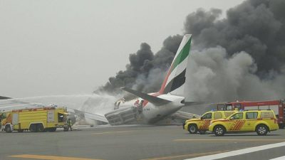 Dubai Airport Flights Emergency Landing