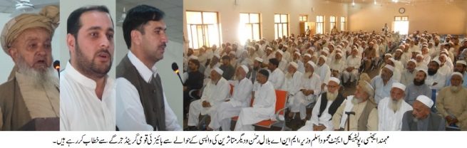 Grand Tribal Jirga for IDP,s