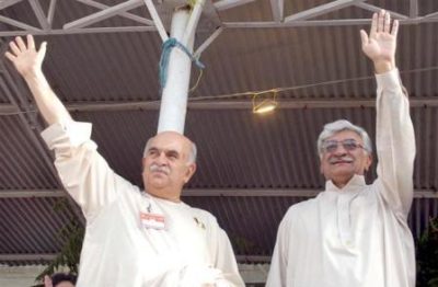 Mehmood Achakzai and Asfandyar Wali