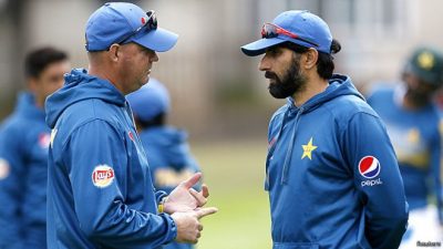 Mickey Arthur and Misbah