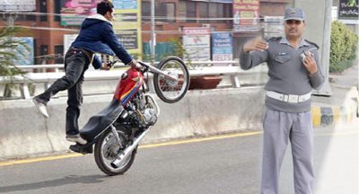 One Wheeling-Traffic Warden