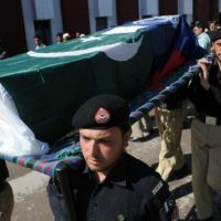 Peshawar Police Funeral