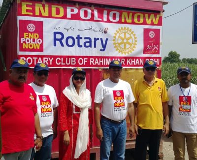 ROTARY CLUB POLIO AWARENESS CAMPAIGN