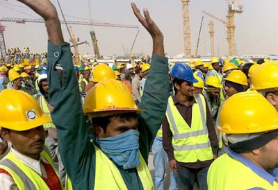 Saudi Workers Protest