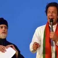 Tahir ul-Qadri and Imran Khan