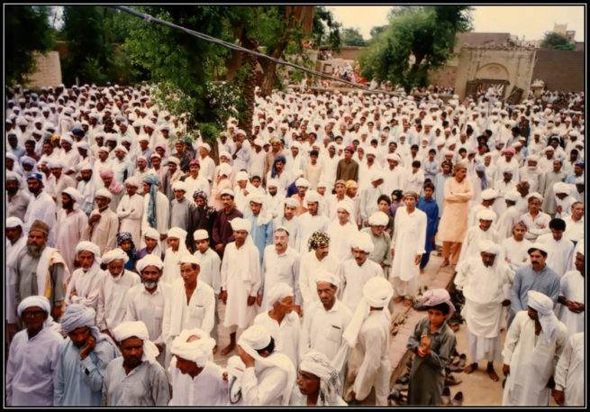 Prayers at Mehriya Masjid Badshah pur Shareef