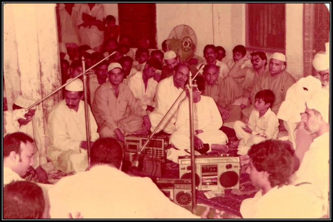 President Habib Bank Limited Safdar Abbas Zaidi and Zawwar Hussain Syed at Qawwali Mehfil