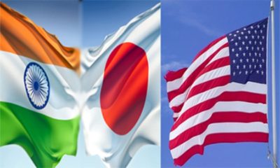 America, Japan and India