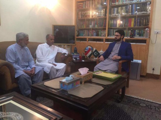 Chaudhry Mohammad Azam and Dr Hassan Mohi ud-Din Meeting