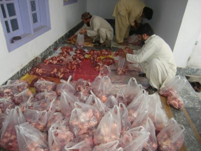 Eid Qrban Meat Distributed 