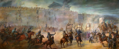 Genghis Khan Army Fight