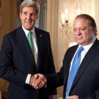 Nawaz Sharif and John Kerry