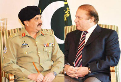 Nawaz Sharif and Raheel Sharif